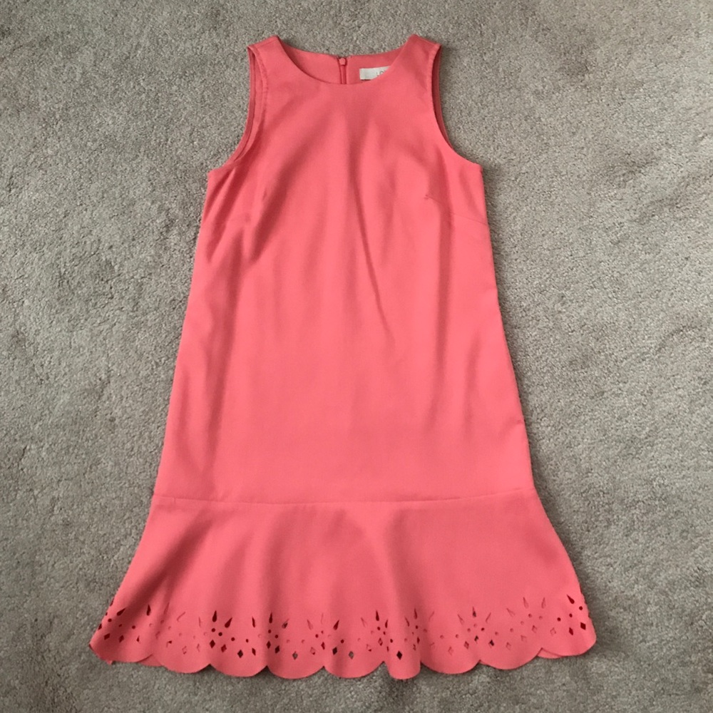 LOFT Dress with Laser Cutouts